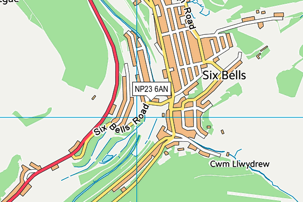 NP23 6AN map - OS VectorMap District (Ordnance Survey) NP23 6AN map - OS VectorMap District (Ordnance Survey)