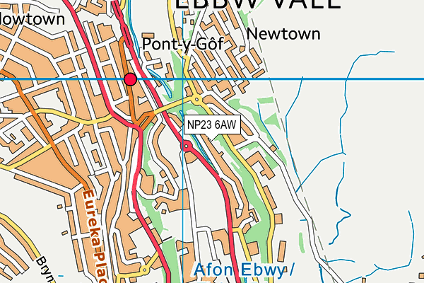 NP23 6AW map - OS VectorMap District (Ordnance Survey) NP23 6AW map - OS VectorMap District (Ordnance Survey)