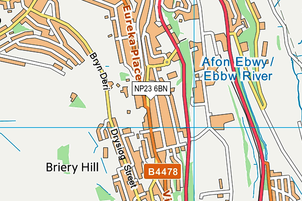NP23 6BN map - OS VectorMap District (Ordnance Survey) NP23 6BN map - OS VectorMap District (Ordnance Survey)