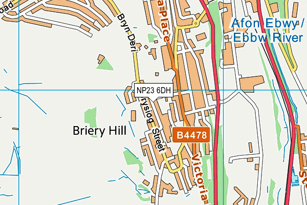 NP23 6DH map - OS VectorMap District (Ordnance Survey) NP23 6DH map - OS VectorMap District (Ordnance Survey)