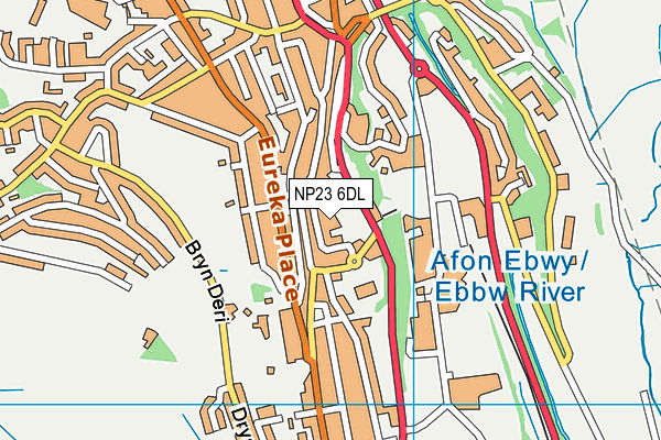 NP23 6DL map - OS VectorMap District (Ordnance Survey) NP23 6DL map - OS VectorMap District (Ordnance Survey)