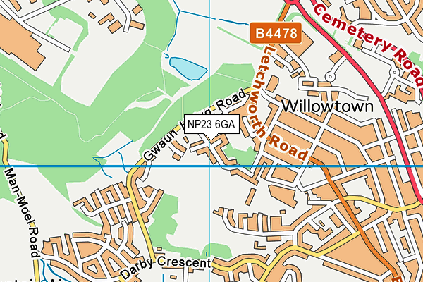 NP23 6GA map - OS VectorMap District (Ordnance Survey) NP23 6GA map - OS VectorMap District (Ordnance Survey)