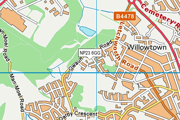 NP23 6GG map - OS VectorMap District (Ordnance Survey) NP23 6GG map - OS VectorMap District (Ordnance Survey)