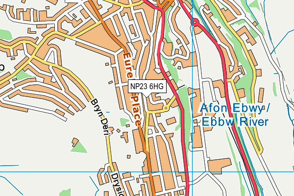 NP23 6HG map - OS VectorMap District (Ordnance Survey) NP23 6HG map - OS VectorMap District (Ordnance Survey)