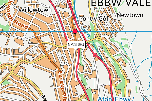 NP23 6HJ map - OS VectorMap District (Ordnance Survey) NP23 6HJ map - OS VectorMap District (Ordnance Survey)