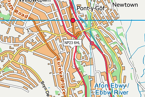 NP23 6HL map - OS VectorMap District (Ordnance Survey) NP23 6HL map - OS VectorMap District (Ordnance Survey)