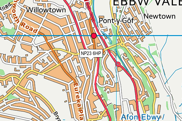 NP23 6HP map - OS VectorMap District (Ordnance Survey) NP23 6HP map - OS VectorMap District (Ordnance Survey)