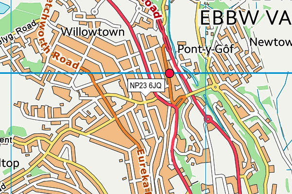 NP23 6JQ map - OS VectorMap District (Ordnance Survey) NP23 6JQ map - OS VectorMap District (Ordnance Survey)
