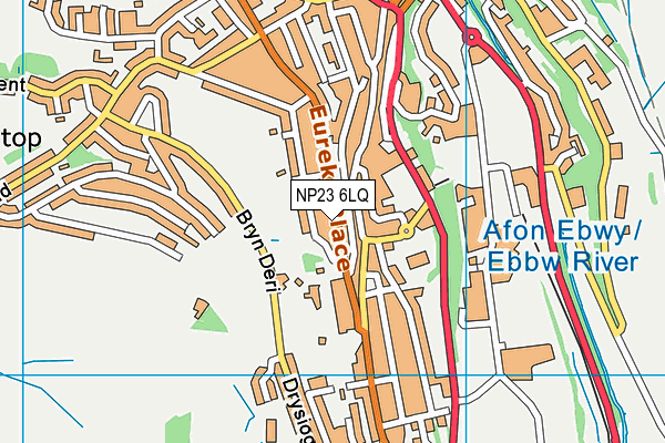 NP23 6LQ map - OS VectorMap District (Ordnance Survey) NP23 6LQ map - OS VectorMap District (Ordnance Survey)
