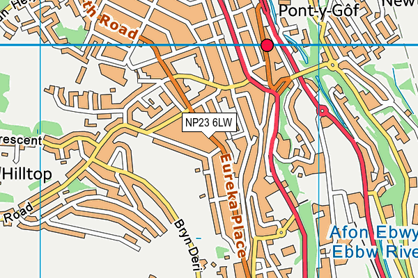 NP23 6LW map - OS VectorMap District (Ordnance Survey) NP23 6LW map - OS VectorMap District (Ordnance Survey)