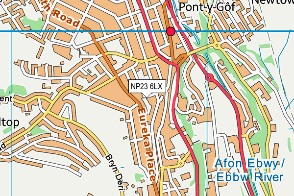 NP23 6LX map - OS VectorMap District (Ordnance Survey) NP23 6LX map - OS VectorMap District (Ordnance Survey)