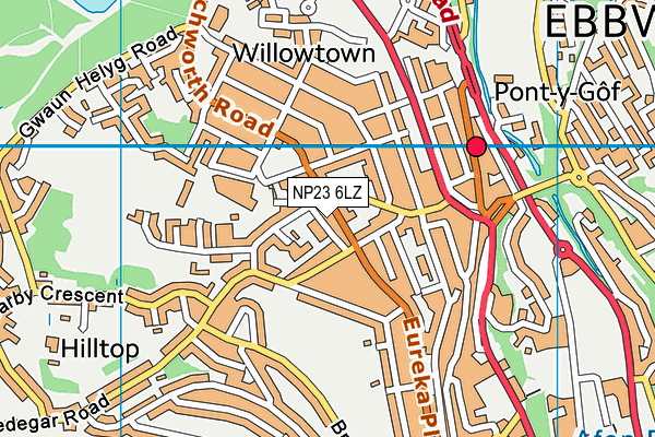 NP23 6LZ map - OS VectorMap District (Ordnance Survey) NP23 6LZ map - OS VectorMap District (Ordnance Survey)