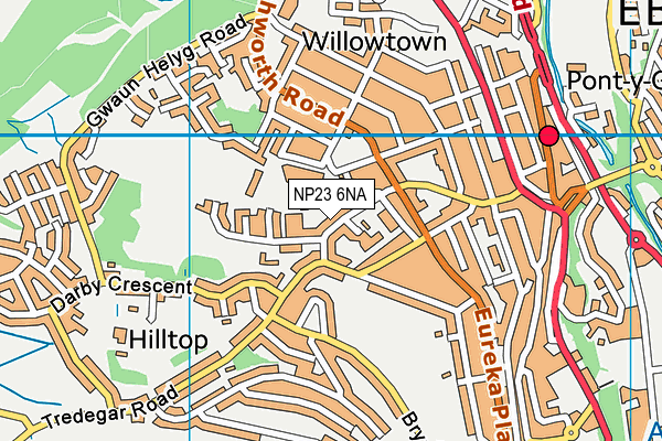 NP23 6NA map - OS VectorMap District (Ordnance Survey) NP23 6NA map - OS VectorMap District (Ordnance Survey)
