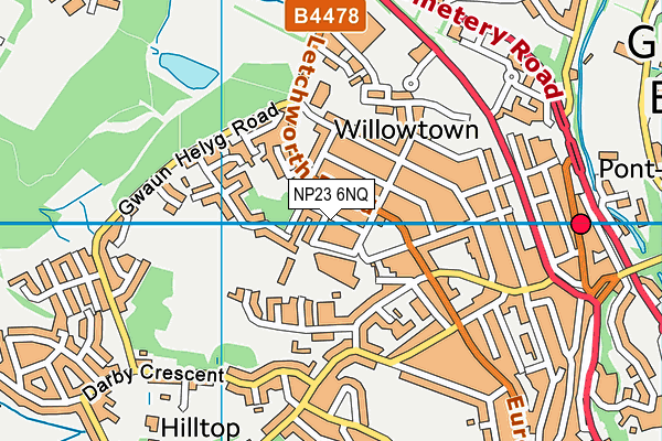 NP23 6NQ map - OS VectorMap District (Ordnance Survey) NP23 6NQ map - OS VectorMap District (Ordnance Survey)