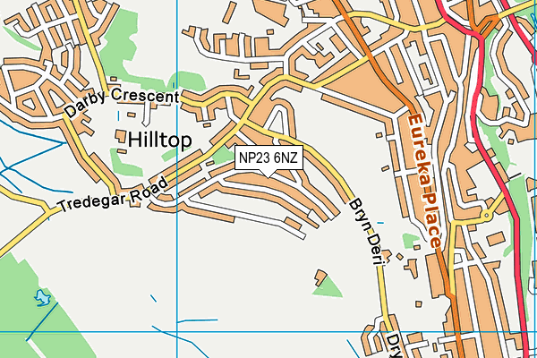 NP23 6NZ map - OS VectorMap District (Ordnance Survey) NP23 6NZ map - OS VectorMap District (Ordnance Survey)
