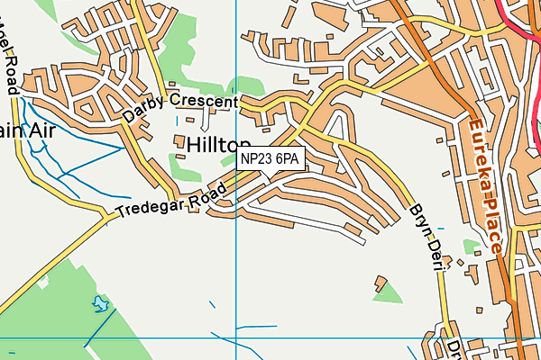 NP23 6PA map - OS VectorMap District (Ordnance Survey) NP23 6PA map - OS VectorMap District (Ordnance Survey)