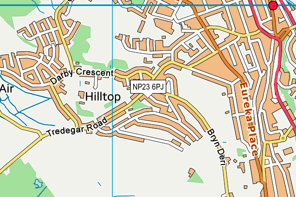 NP23 6PJ map - OS VectorMap District (Ordnance Survey) NP23 6PJ map - OS VectorMap District (Ordnance Survey)