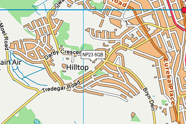 NP23 6QB map - OS VectorMap District (Ordnance Survey) NP23 6QB map - OS VectorMap District (Ordnance Survey)