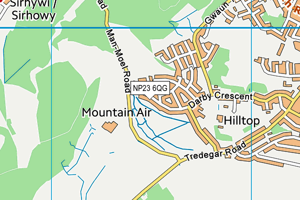 NP23 6QG map - OS VectorMap District (Ordnance Survey)