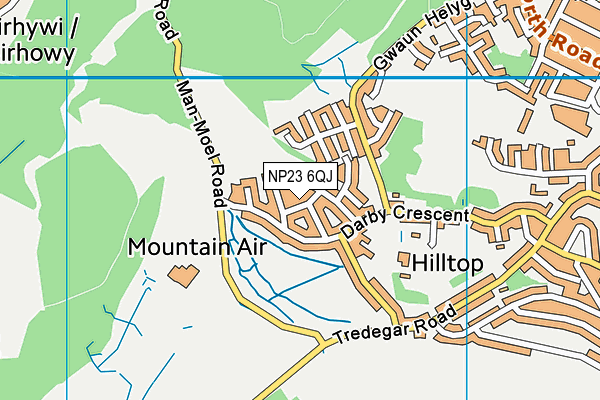 NP23 6QJ map - OS VectorMap District (Ordnance Survey) NP23 6QJ map - OS VectorMap District (Ordnance Survey)