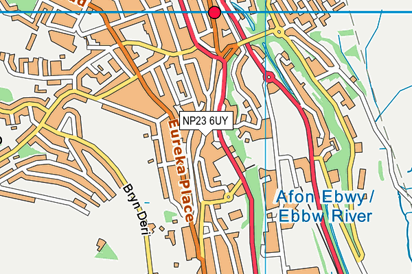 NP23 6UY map - OS VectorMap District (Ordnance Survey) NP23 6UY map - OS VectorMap District (Ordnance Survey)