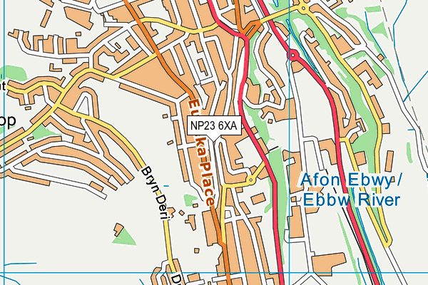 NP23 6XA map - OS VectorMap District (Ordnance Survey) NP23 6XA map - OS VectorMap District (Ordnance Survey)