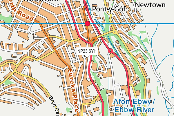 NP23 6YH map - OS VectorMap District (Ordnance Survey) NP23 6YH map - OS VectorMap District (Ordnance Survey)