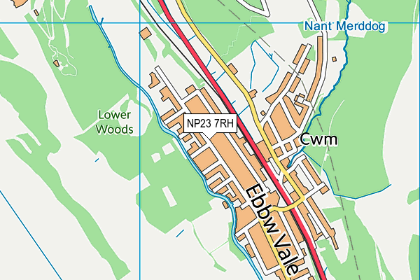 NP23 7RH map - OS VectorMap District (Ordnance Survey) NP23 7RH map - OS VectorMap District (Ordnance Survey)