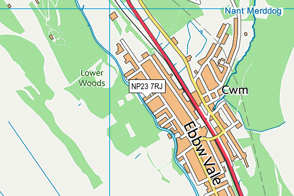 NP23 7RJ map - OS VectorMap District (Ordnance Survey) NP23 7RJ map - OS VectorMap District (Ordnance Survey)