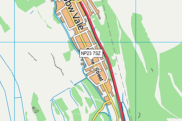 NP23 7SZ map - OS VectorMap District (Ordnance Survey) NP23 7SZ map - OS VectorMap District (Ordnance Survey)