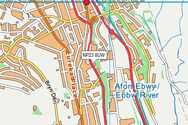 NP23 8UW map - OS VectorMap District (Ordnance Survey) NP23 8UW map - OS VectorMap District (Ordnance Survey)