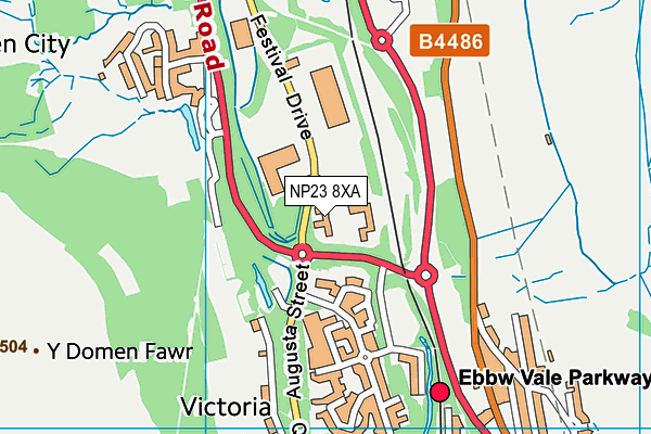 NP23 8XA map - OS VectorMap District (Ordnance Survey) NP23 8XA map - OS VectorMap District (Ordnance Survey)