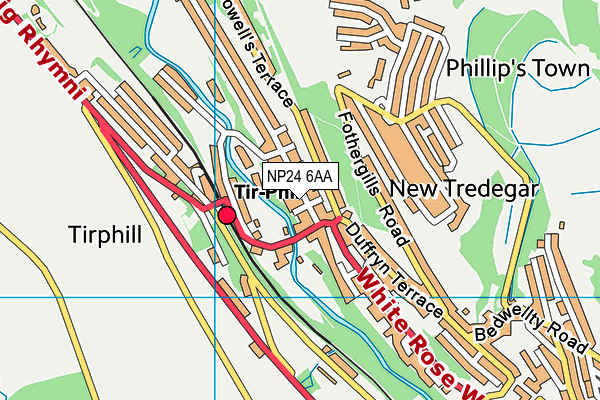 NP24 6AA map - OS VectorMap District (Ordnance Survey) NP24 6AA map - OS VectorMap District (Ordnance Survey)