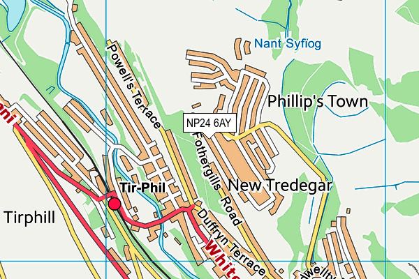 NP24 6AY map - OS VectorMap District (Ordnance Survey) NP24 6AY map - OS VectorMap District (Ordnance Survey)