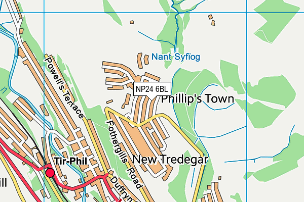 NP24 6BL map - OS VectorMap District (Ordnance Survey) NP24 6BL map - OS VectorMap District (Ordnance Survey)