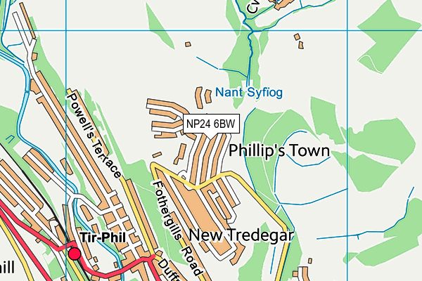 NP24 6BW map - OS VectorMap District (Ordnance Survey) NP24 6BW map - OS VectorMap District (Ordnance Survey)