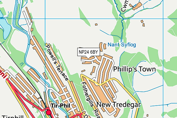 NP24 6BY map - OS VectorMap District (Ordnance Survey) NP24 6BY map - OS VectorMap District (Ordnance Survey)