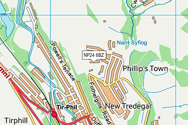 NP24 6BZ map - OS VectorMap District (Ordnance Survey) NP24 6BZ map - OS VectorMap District (Ordnance Survey)