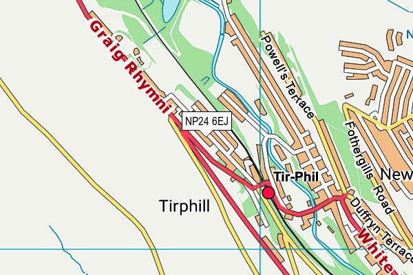 NP24 6EJ map - OS VectorMap District (Ordnance Survey) NP24 6EJ map - OS VectorMap District (Ordnance Survey)