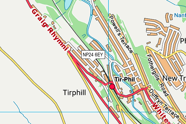NP24 6EY map - OS VectorMap District (Ordnance Survey) NP24 6EY map - OS VectorMap District (Ordnance Survey)