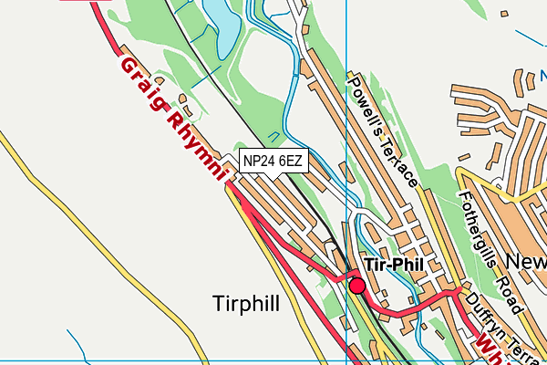 NP24 6EZ map - OS VectorMap District (Ordnance Survey) NP24 6EZ map - OS VectorMap District (Ordnance Survey)