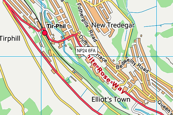 NP24 6FA map - OS VectorMap District (Ordnance Survey) NP24 6FA map - OS VectorMap District (Ordnance Survey)