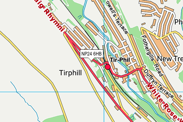 NP24 6HB map - OS VectorMap District (Ordnance Survey) NP24 6HB map - OS VectorMap District (Ordnance Survey)