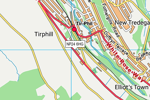 NP24 6HG map - OS VectorMap District (Ordnance Survey) NP24 6HG map - OS VectorMap District (Ordnance Survey)