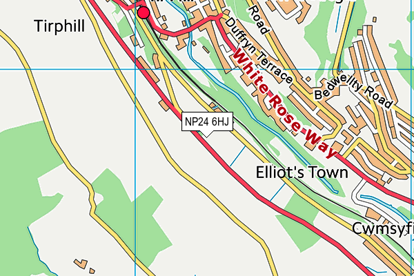 NP24 6HJ map - OS VectorMap District (Ordnance Survey) NP24 6HJ map - OS VectorMap District (Ordnance Survey)