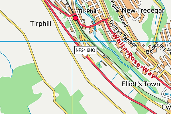 NP24 6HQ map - OS VectorMap District (Ordnance Survey) NP24 6HQ map - OS VectorMap District (Ordnance Survey)
