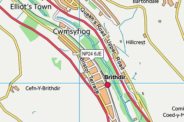 NP24 6JE map - OS VectorMap District (Ordnance Survey) NP24 6JE map - OS VectorMap District (Ordnance Survey)
