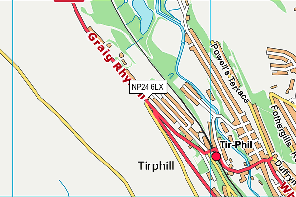 NP24 6LX map - OS VectorMap District (Ordnance Survey) NP24 6LX map - OS VectorMap District (Ordnance Survey)