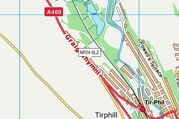 NP24 6LZ map - OS VectorMap District (Ordnance Survey) NP24 6LZ map - OS VectorMap District (Ordnance Survey)
