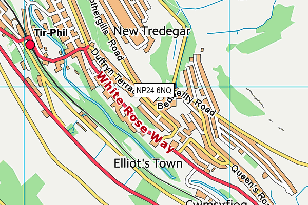 NP24 6NQ map - OS VectorMap District (Ordnance Survey) NP24 6NQ map - OS VectorMap District (Ordnance Survey)